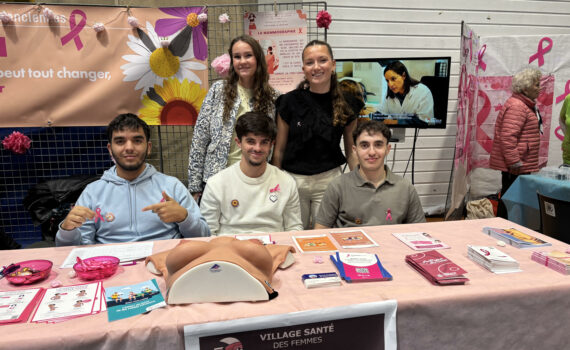 Les étudiants de 2ème année du DTS IMRT ont participé au Village Santé des Femmes